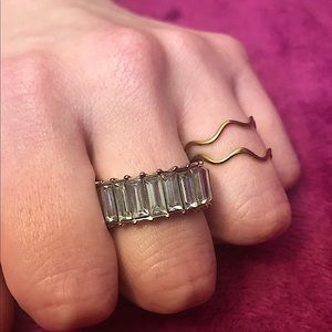 BaubleBar Aquamarine Alidia Ring